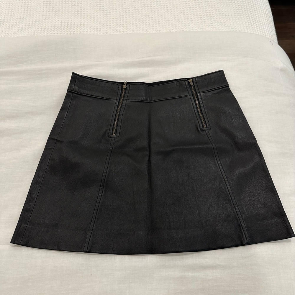 J.Crew leather mini